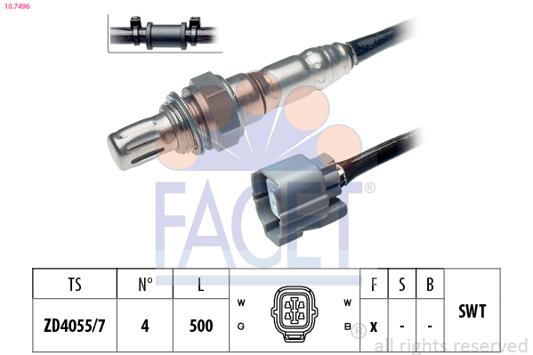 FACET 10.7496 Sonda lambda