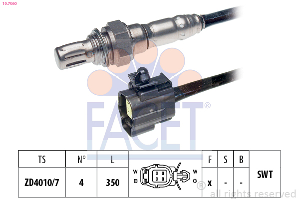 FACET 10.7560 Sonda Lambda