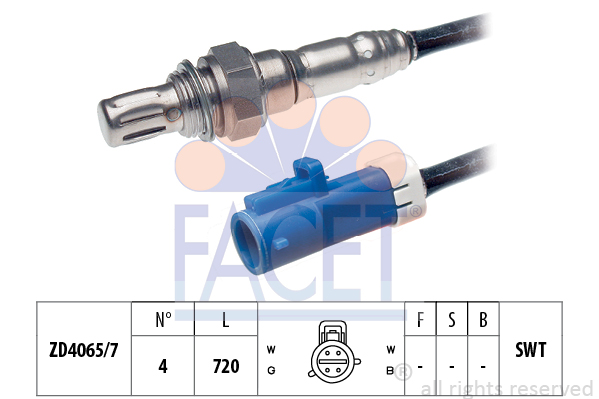 FACET 10.7678 Sonda lambda