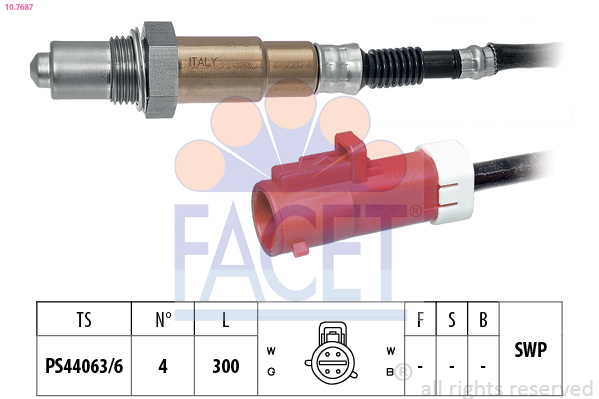 FACET 10.7687 Sonda Lambda