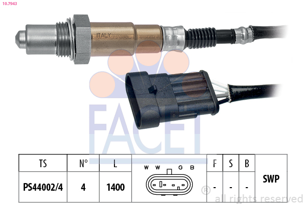 FACET 10.7943 Sonda Lambda