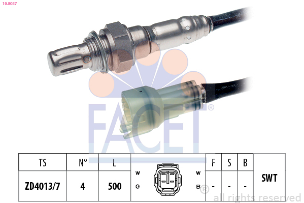 FACET 10.8037 Sonda lambda