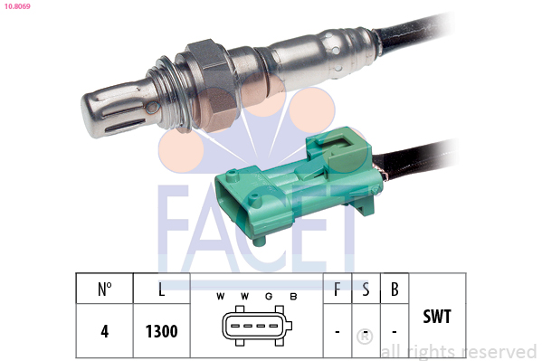 FACET 10.8069 Lambda sensörü