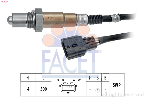 FACET 10.8094 Sonde lambda