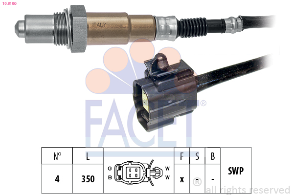 FACET 10.8100 Sonda Lambda