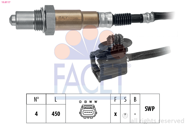 FACET 10.8117 Lambda Sensor