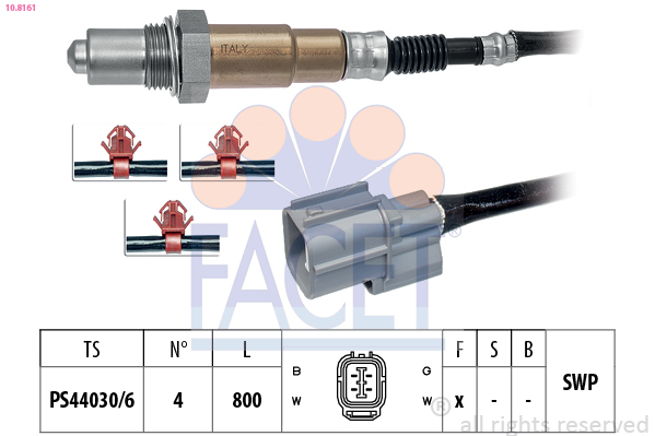 FACET 10.8161 Αισθητήρας λάμδα