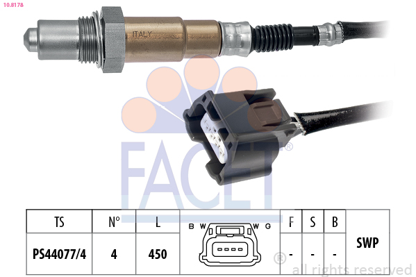 FACET 10.8178 Sonda lambda