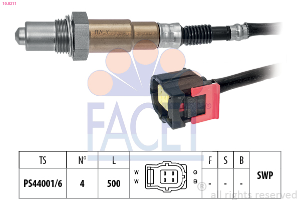 FACET 10.8211 Αισθητήρας λάμδα