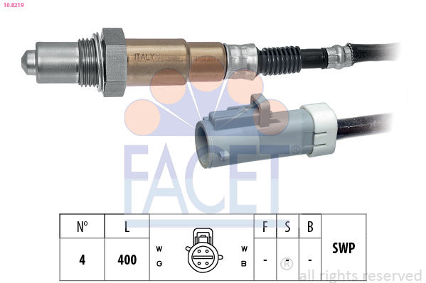 FACET 10.8219 Sonda lambda