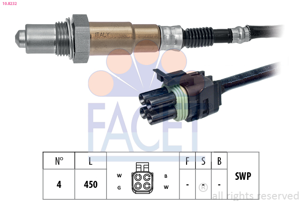 FACET 10.8232 Lambda Sensor