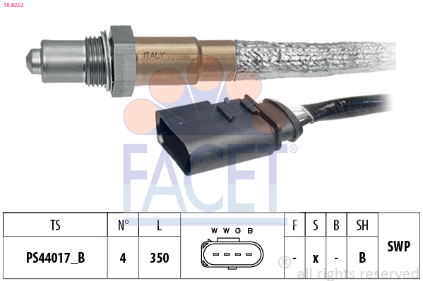 FACET 10.8252 Lambda sensörü