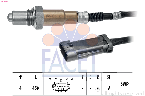 FACET 10.8281 Sonda Lambda