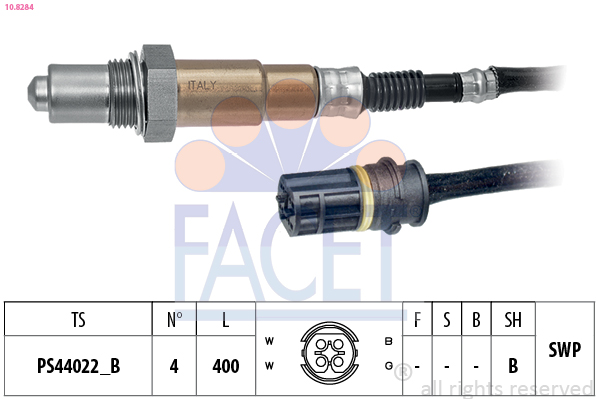 FACET 10.8284 حساس لمبدا