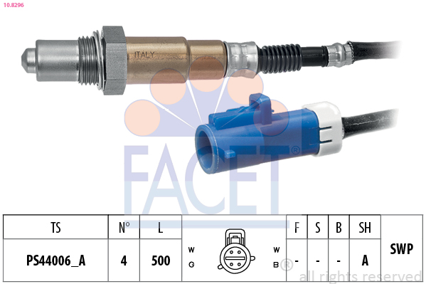 FACET 10.8296 Αισθητήρας λάμδα