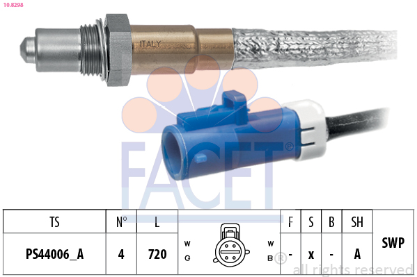 FACET 10.8298 Lambda Sensor