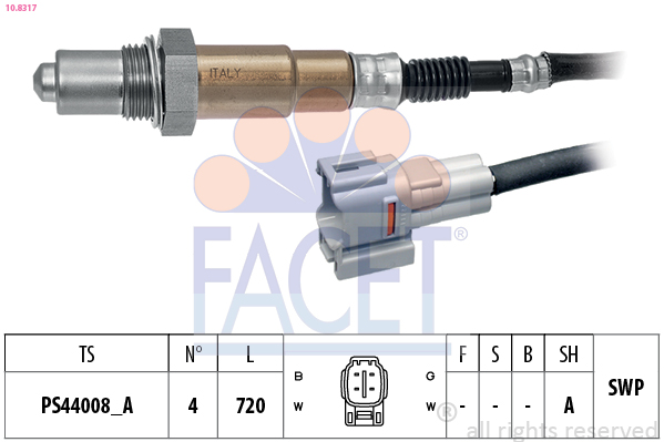 FACET 10.8317 Sonda lambda