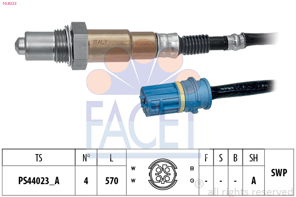 FACET 10.8323 Sonda Lambda