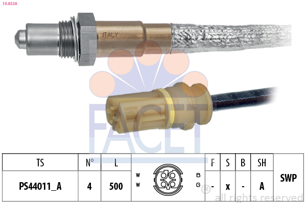 FACET 10.8328 Sonde lambda