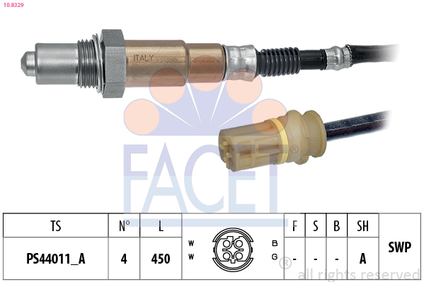 FACET 10.8329 Sonda Lambda