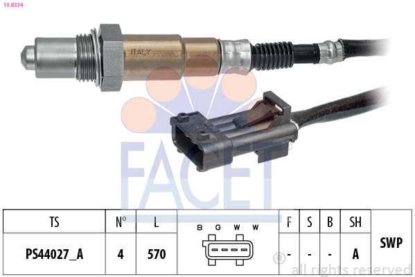 FACET 10.8334 Sonda lambda