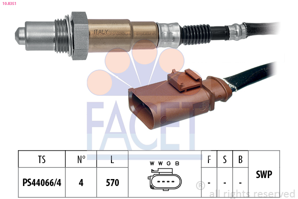 FACET 10.8351 Αισθητήρας λάμδα