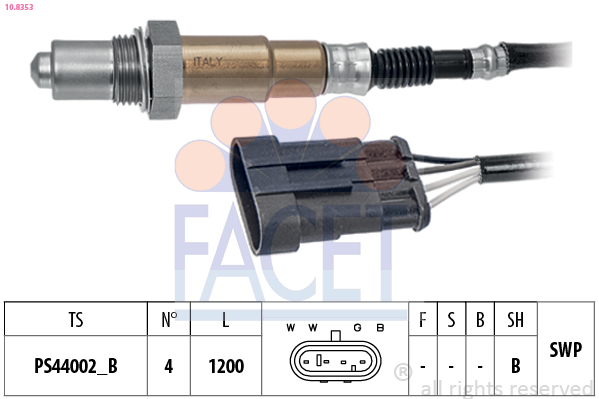 FACET 10.8353 Αισθητήρας λάμδα