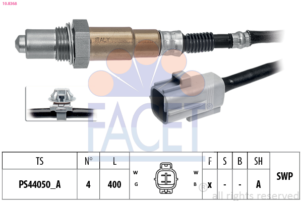 FACET 10.8368 Lambda sensörü