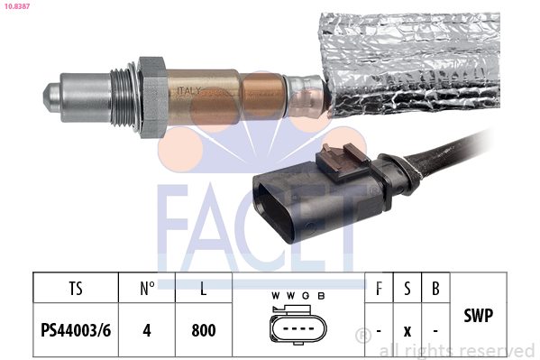 FACET 10.8387 Αισθητήρας λάμδα