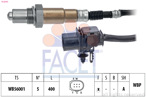 FACET 10.8393 Sonde lambda