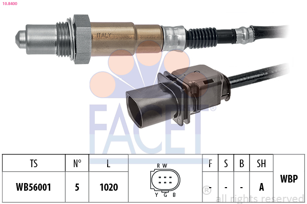 FACET 10.8400 Sonda lambda