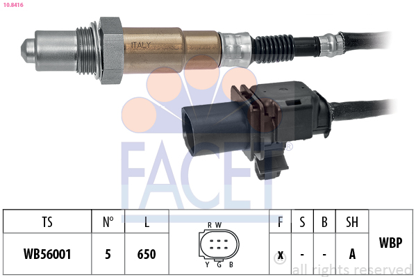 FACET 10.8416 Sonde lambda