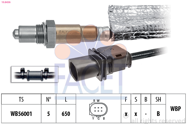 FACET 10.8436 Sonde lambda