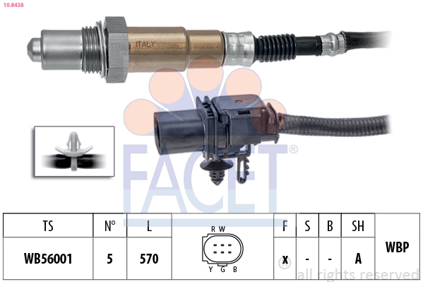 FACET 10.8438 حساس لمبدا