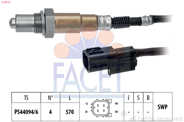 FACET 10.8519 Sonda lambda