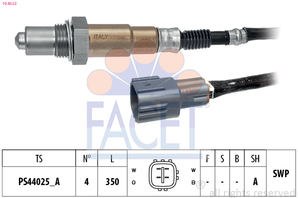 FACET 10.8522 Sonda lambda