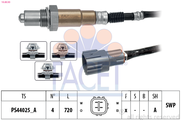 FACET 10.8530 Lambda sensörü