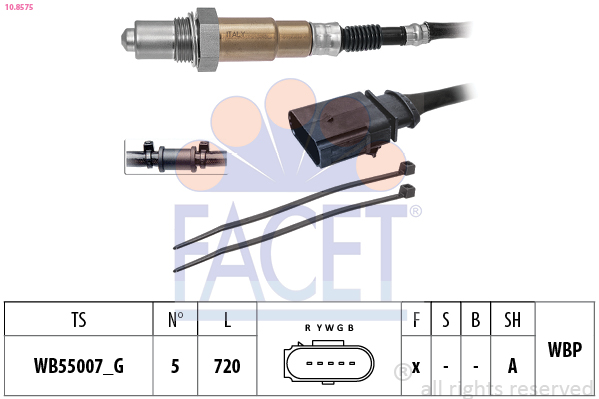 FACET 10.8575 Made in Italy - OE Equivalent Lambda sonda