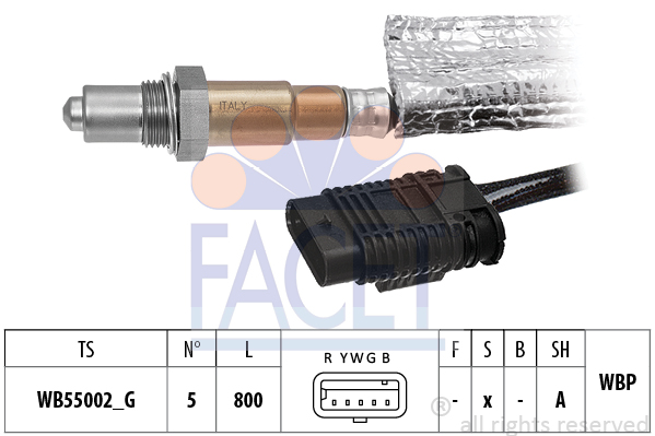 FACET 10.8582 Made in Italy - OE Equivalent Lambda sonda