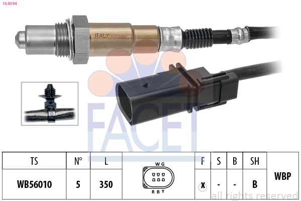 FACET 10.8594 Made in Italy - OE Equivalent Lambda sonda