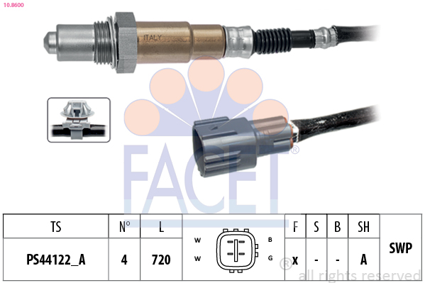 FACET 10.8600 Made in Italy...