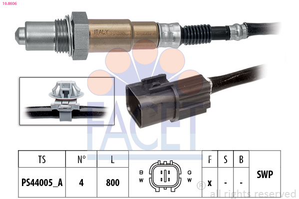 FACET 10.8606 Made in Italy - OE Equivalent Lambda sonda