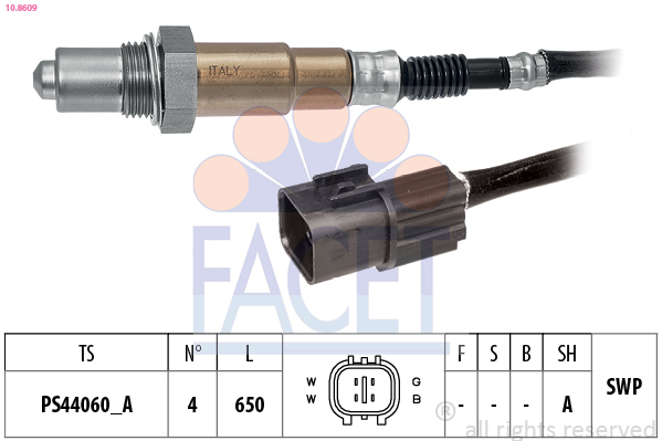 FACET 10.8609 Made in Italy - OE Equivalent Lambda sonda