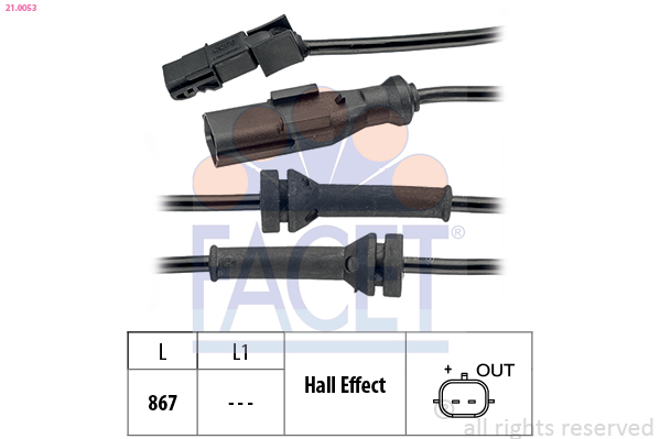 FACET 21.0053 Sensor,...