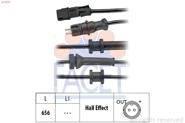 FACET 21.0153 حساس، سرعة...