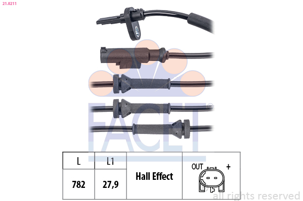 FACET 21.0211 Sensor,...