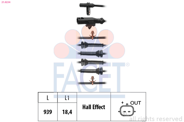 FACET 21.0234 Made in Italy...