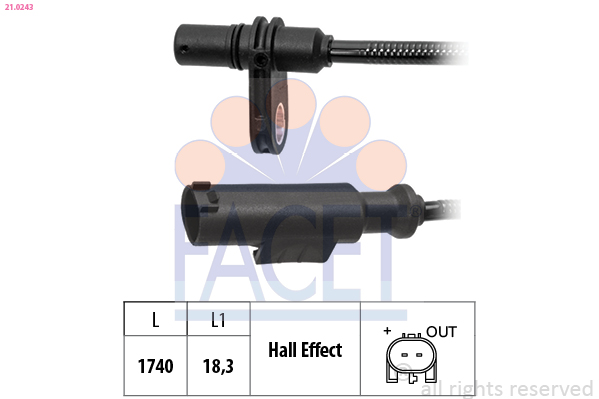 FACET 21.0243 Sensor,...