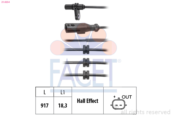 FACET 21.0254 Made in Italy...