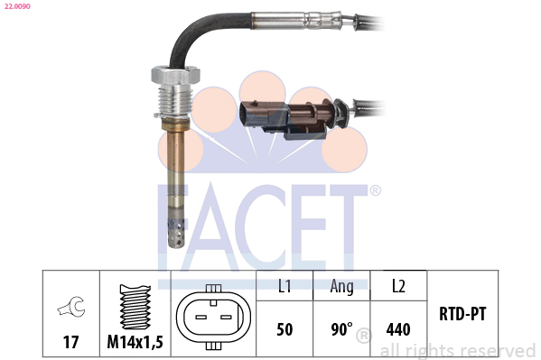 FACET 22.0090 Αισθητήρας,...